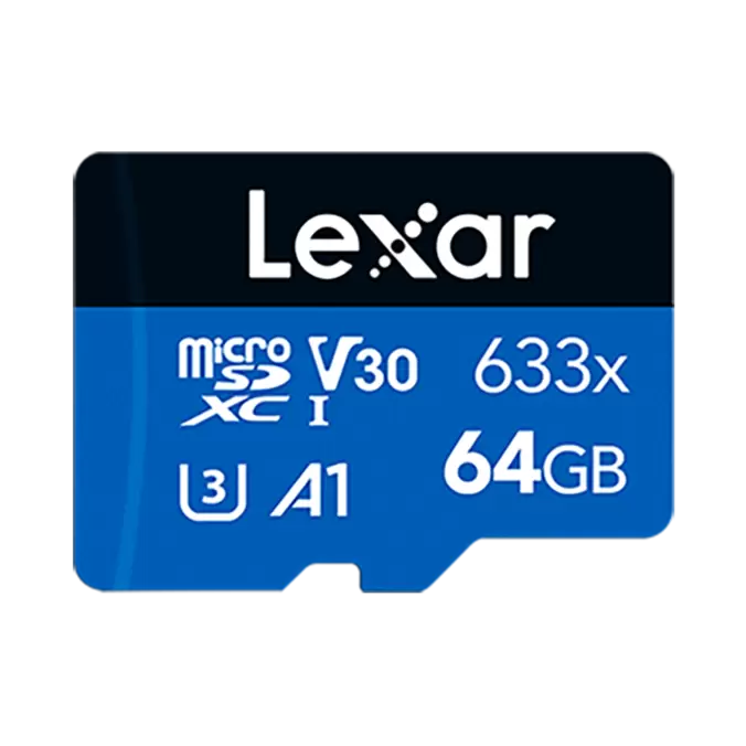 64GB microSDXC 633x 100MB/s UHS-I Memory Card