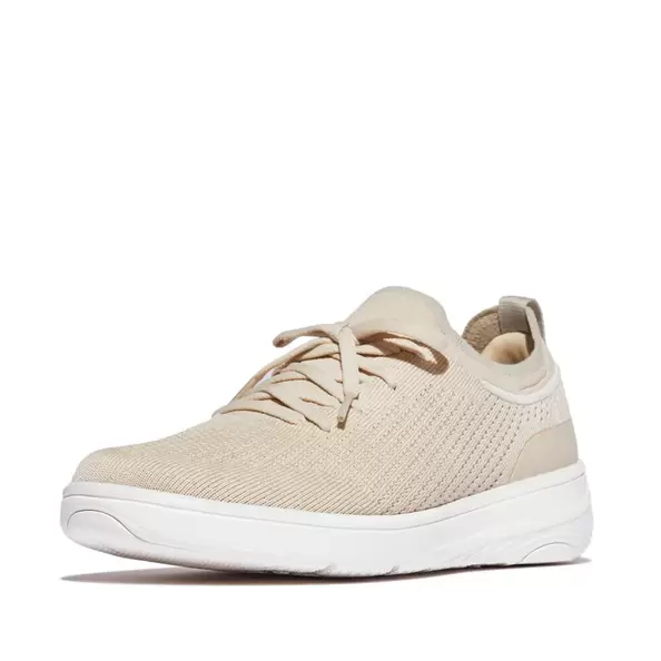 Fitflop beige SUPER-Q KNIT SLIP ON trainer