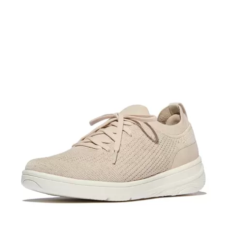 Fitflop beige/platino SUPER-Q KNIT SLIP ON trainer