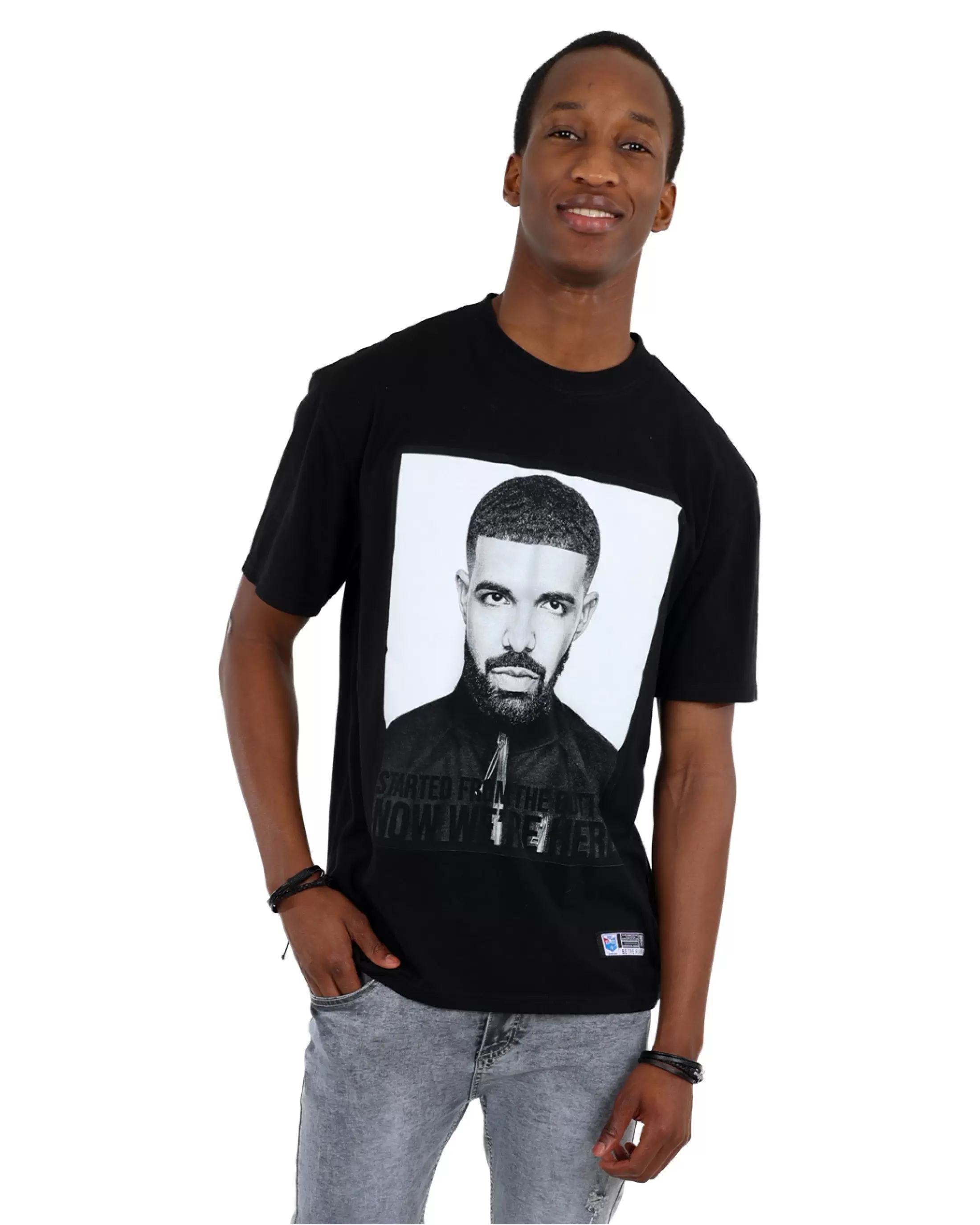 Star Rapper Drake Black T-Shirt
