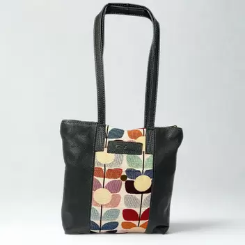 Gia grey PANEL TOTE tulip bag