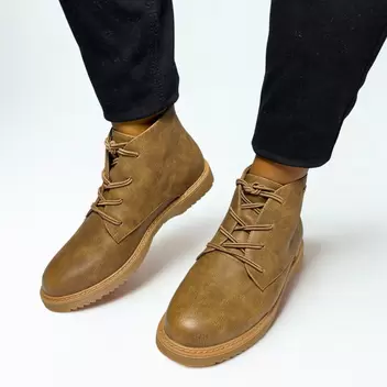 Plum LACE UP ANKLE chocolate boot