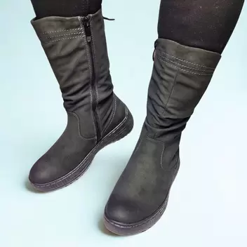 Savoy MID CALF black boot