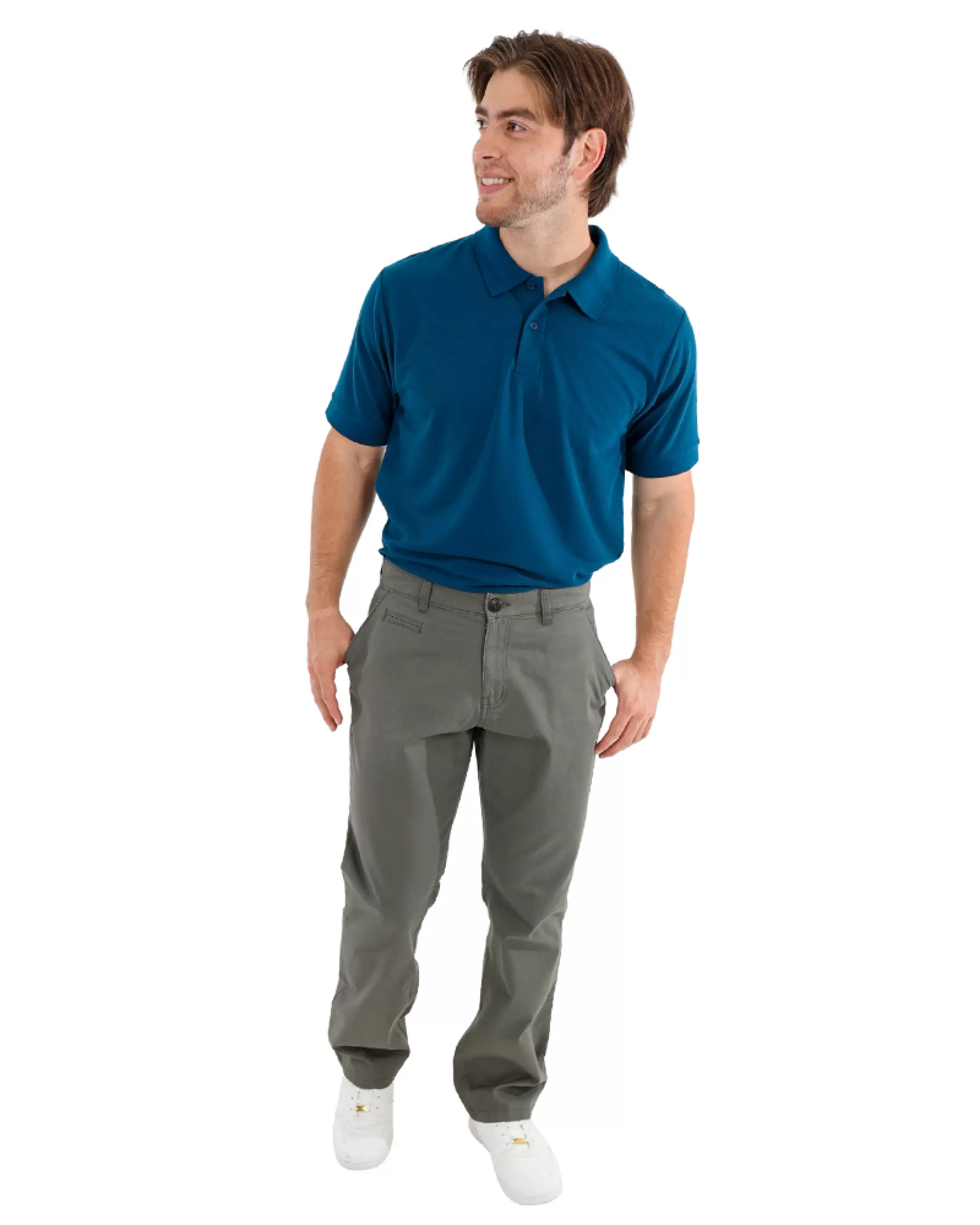 Regular Fit Olive Chino