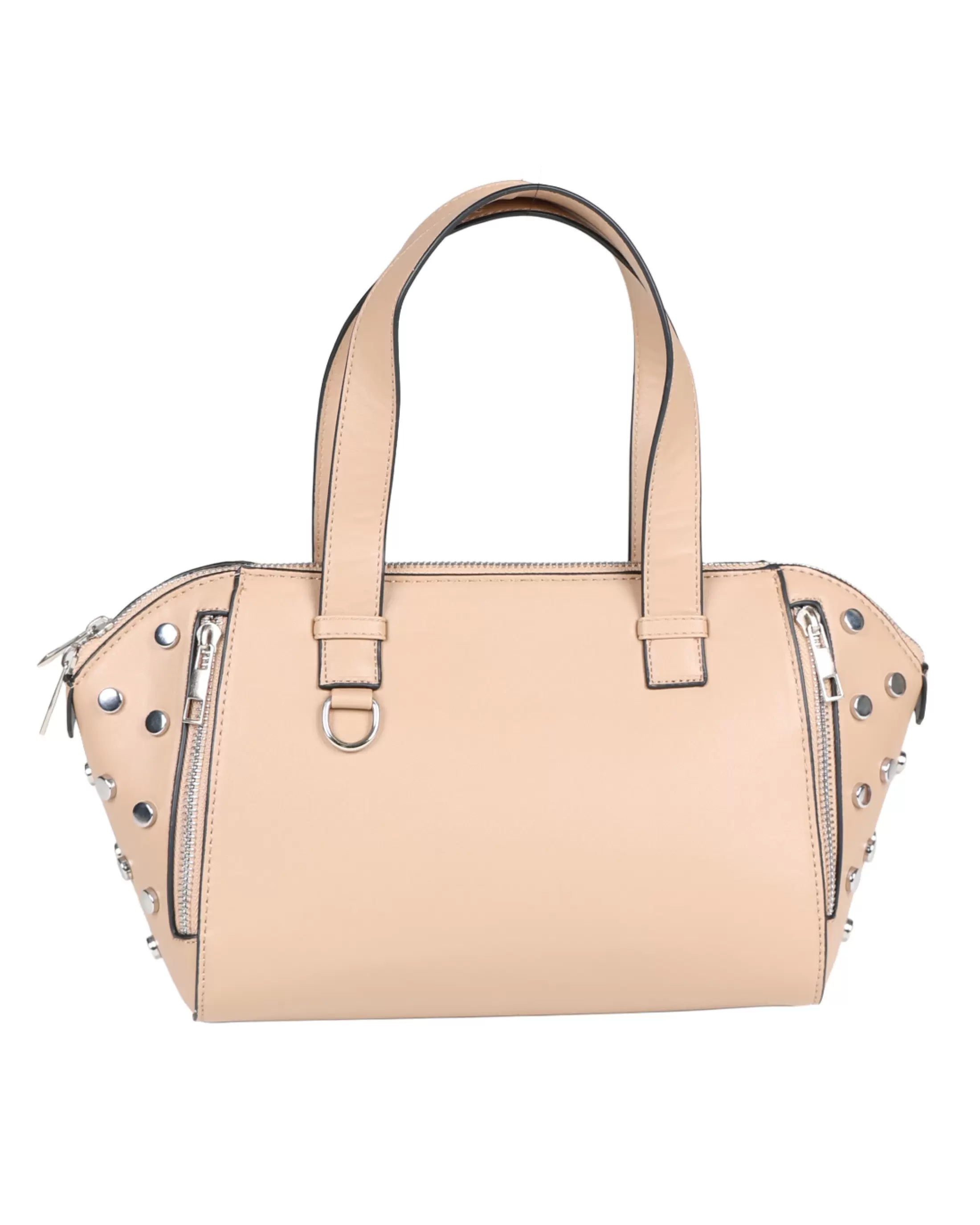 Taupe Studded Handbag