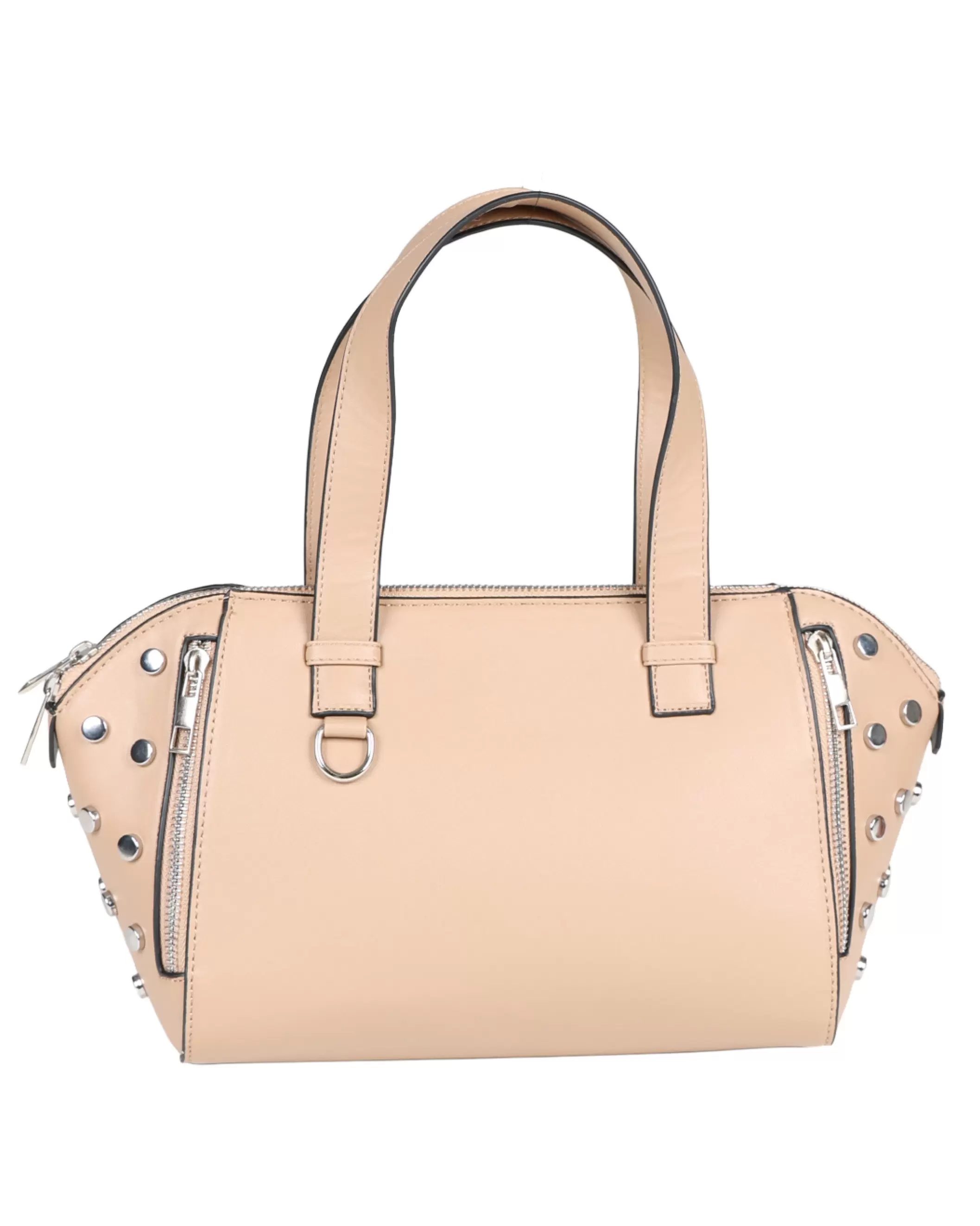 Taupe Studded Handbag