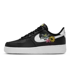 Nike Air Force 1 '07 Premium Sneaker Womens Black/Gold