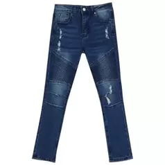 London Republic Biker Denim Jeans Youth Indigo