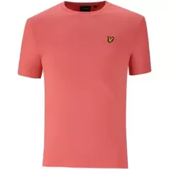 Lyle & Scott Plain T-shirt Mens Pink Rose