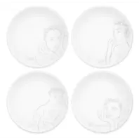 SIDE PLATE SET OF 4 - sketchbook greySIDE PLATE SET OF 4 sketchbook grey