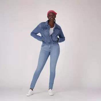 Levi's® Women's Curvy Skinny - Med Indigo - Worn In