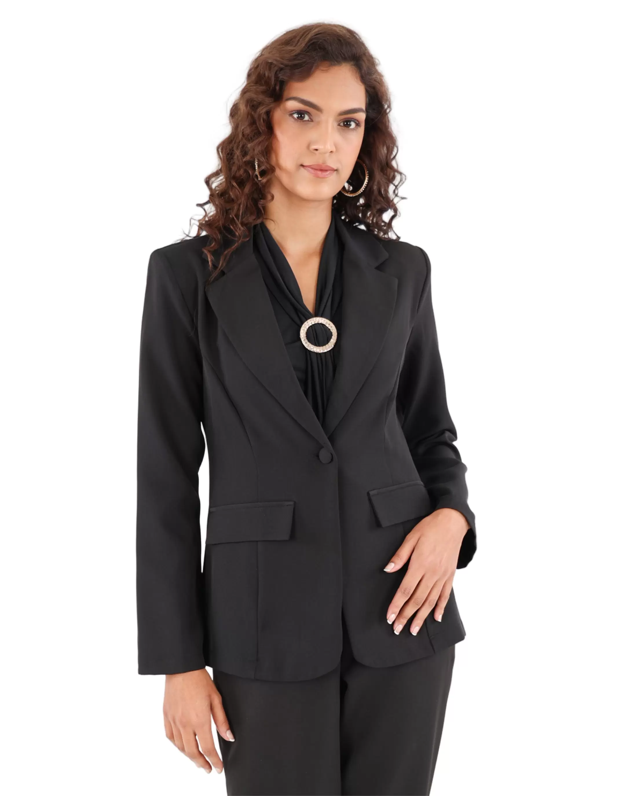 Black Tailored Formal Jacket