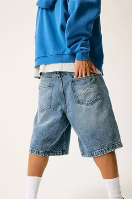 Half Half Classico Denim Short