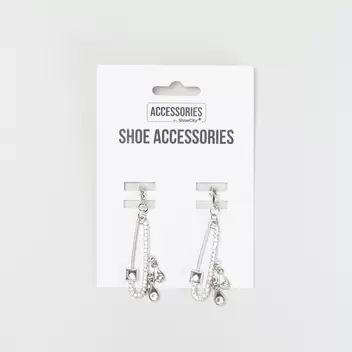 Safety Pin Shoe Charm