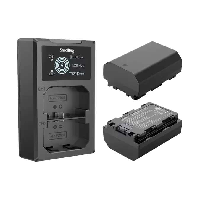 NP-FZ100 2-Battery Kit with Dual Charger