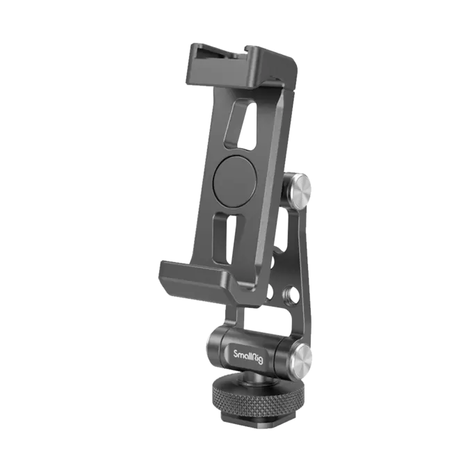 Metal Phone Holder with Cold Shoe Mount