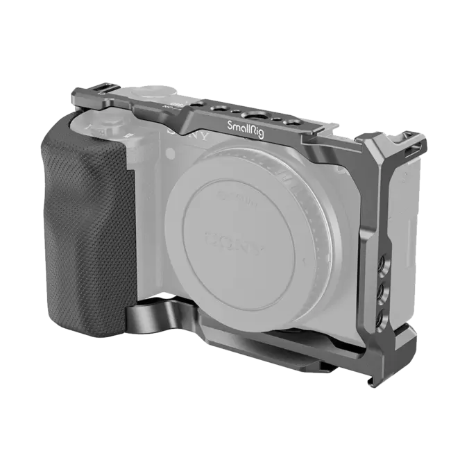 Camera Cage with Right-Side Handgrip for Sony ZV-E10