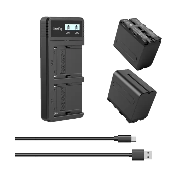 NP-F970 Dual-Battery and Charger Kit