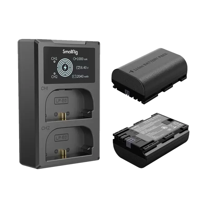 LP-E6NH 2-Battery Kit with Dual Charger