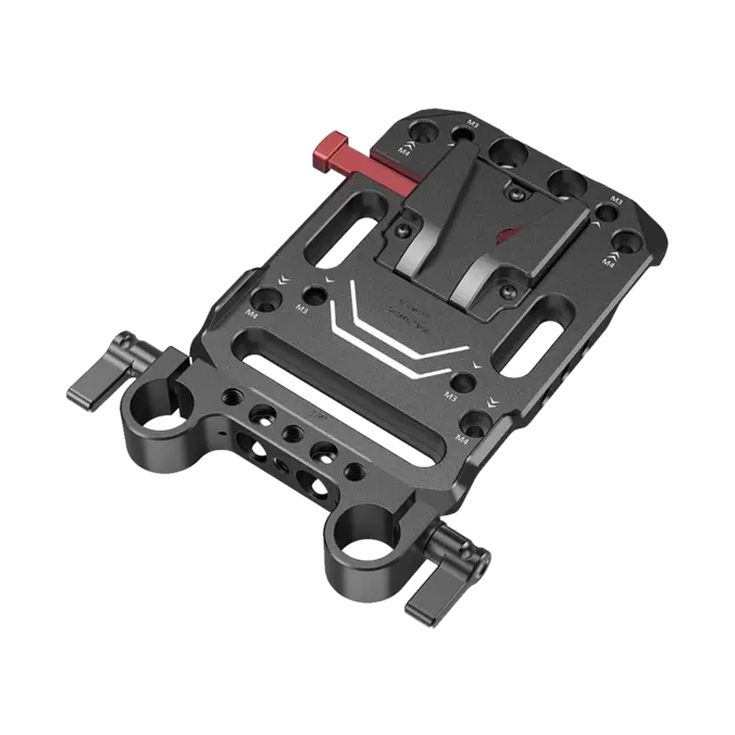 V-Lock Battery Plate with 15mm LWS Rod Clamp