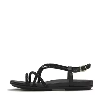 Fitflop black GRACIE crystal strappy sandals