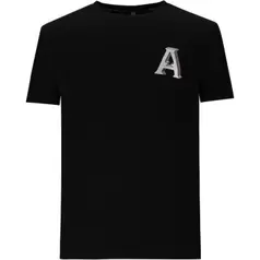 Nikos Ace of Hearts Graphic T-Shirt Mens Black