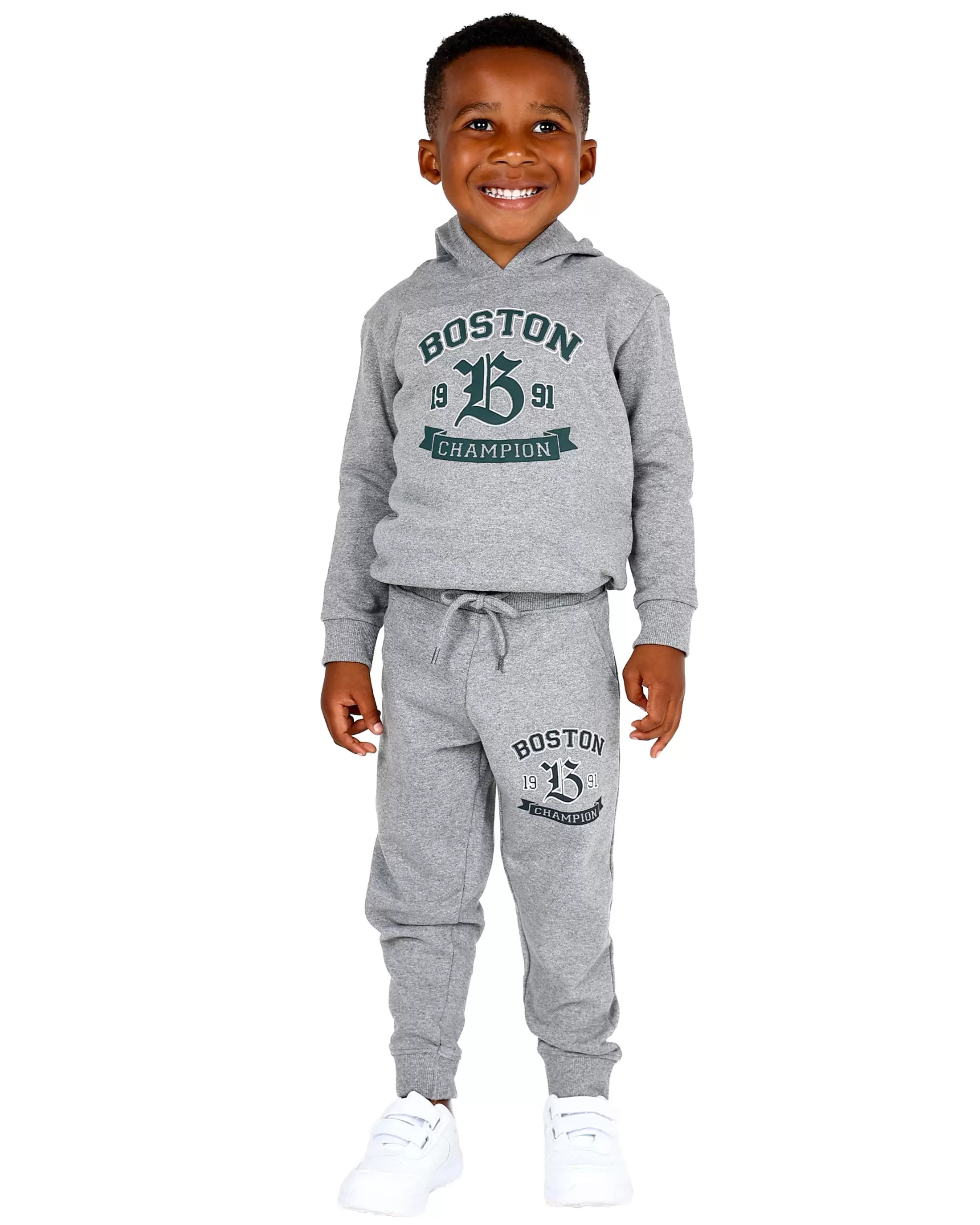 2 Pack Black & Grey Trackpants