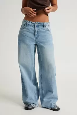 Mid Rise Baggy Jean