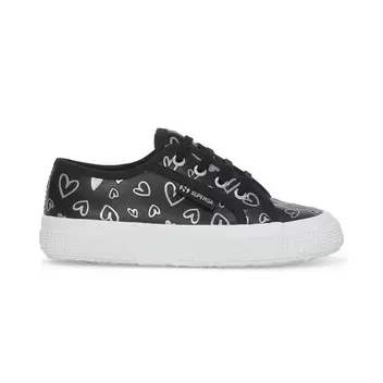 2750 Kids Cute Hearts - Black Silver                            2750 Kids Cute Hearts - Black Silver