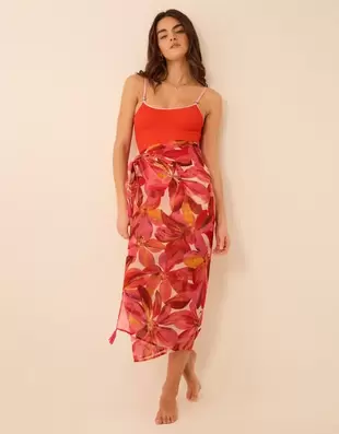 Floral Print Sarong