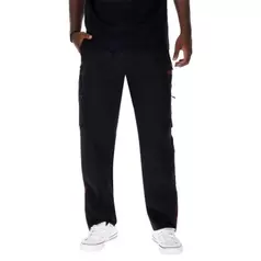 Volkswagen Contrast Side Pocket Cargo Pants Mens Black