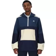 Ellesse Baseline Striped Jacket Mens Dress Egret/Blue