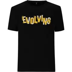Nikos Evolution of Man T-Shirt Mens Black