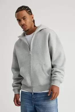 Authentics Oversized Zip Thru Hoodie