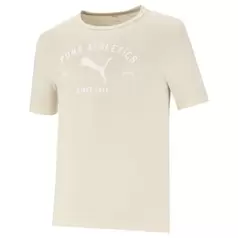 Puma Classic Graphic T-shirt Mens Alpine Snow