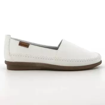 Pierre Cardin Riviera 15 Slip On Flats - White