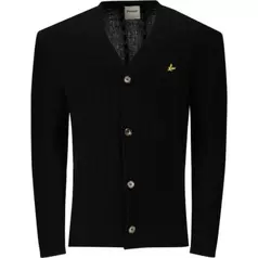 Lyle & Scott Knitted Cardigan Mens Black