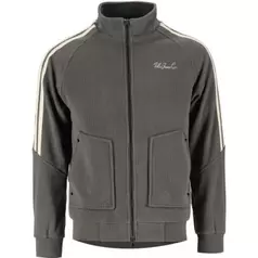 Polo Herringbone Top Mens Dark Grey