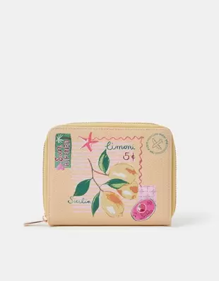 Postcard Print Jewellery Travel Wallet