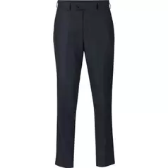 Cantarelli Flat Front Trousers Mens Navy Blue