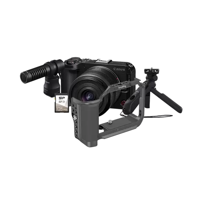 EOS R50 V Content Creator Kit with Free SmallRig Cage 5427 (Valued at R1,560)