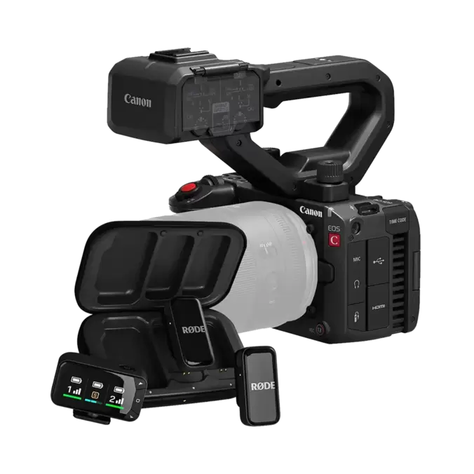 EOS C50 Digital Cinema Camera Body with FREE Rode Wireless Micro 2-Person Microphone System (Valued at R3,795)