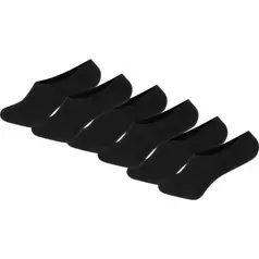 Muratti 3 Pack Mesh Footie Socks Black