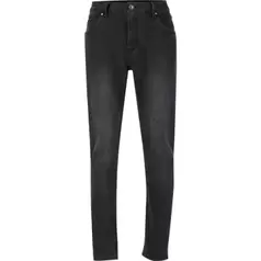 Muratti Coated Straight Leg Denim Jeans Mens Black