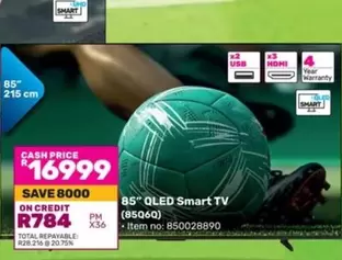 Total - 85" QLED Smart TV (85Q60)