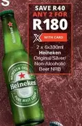 Heineken - Original/Silver/Non-Alcoholic Beer NRB