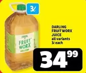 Darling - FRUIT WORX JUICE