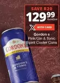 Gordon's - Pink Gin & Tonic Spirit Cooler Cans