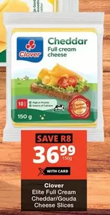 Clover - Elite Full Cream Cheddar/Gouda Cheese Slices