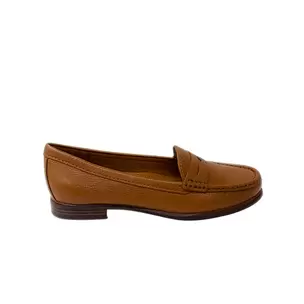 Gia Leather Loafer - Tan